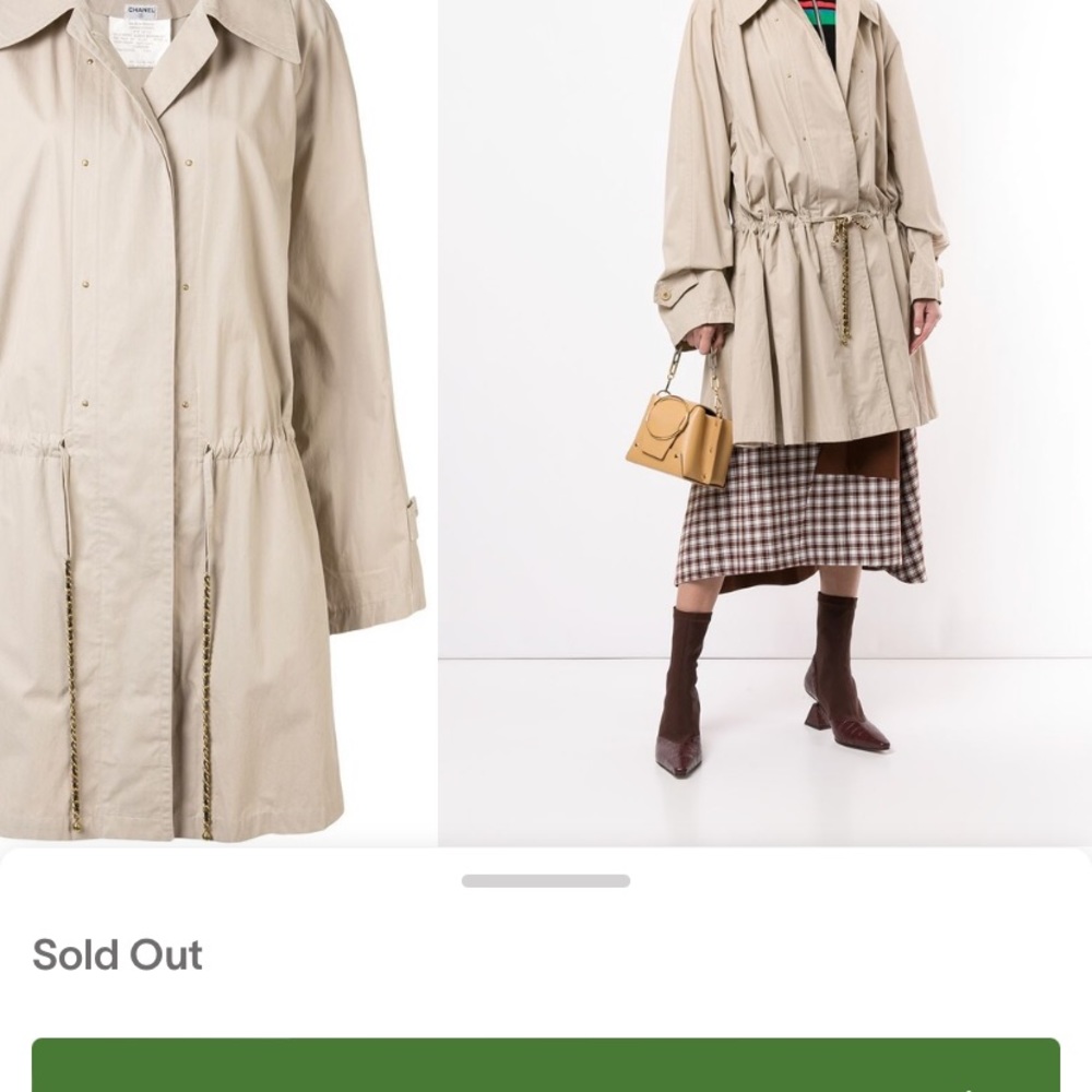 Chanel oversized vintage coat